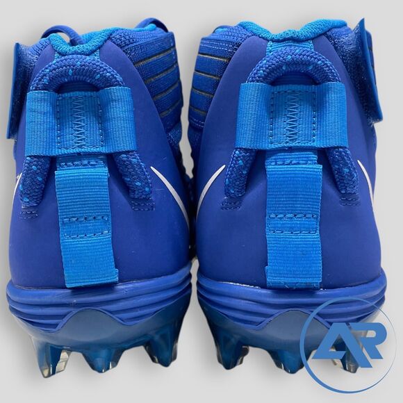 Nike Force Savage Pro 2 Mid Football Cleats Royal Blue White Men's AH4000-400 - Picture 7 of 7